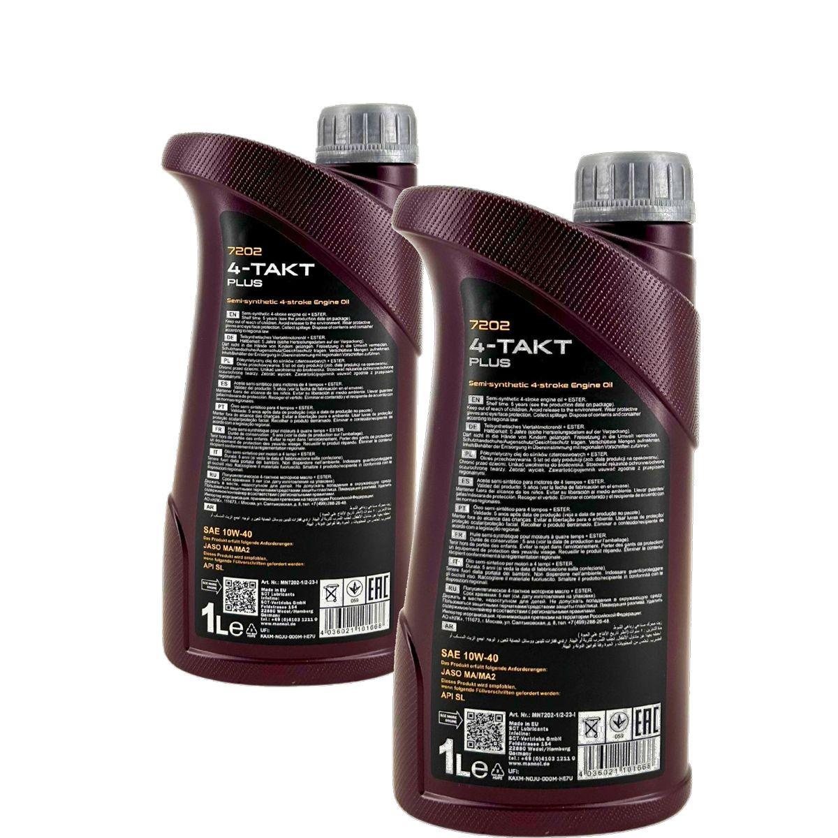 Mannol 4-Takt Plus 10W-40 2x1 Liter