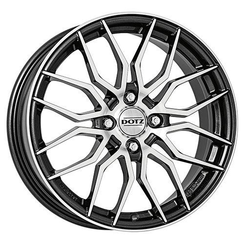 DOTZ LIMEROCK DARK gunmetal poliert 6.5Jx16 4x108 ET47