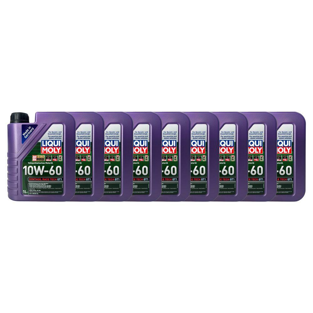 6x LIQUI MOLY 1390 Synthoil Race Tech GT1 10W-60 Motoröl Vollsynthetisch 1L