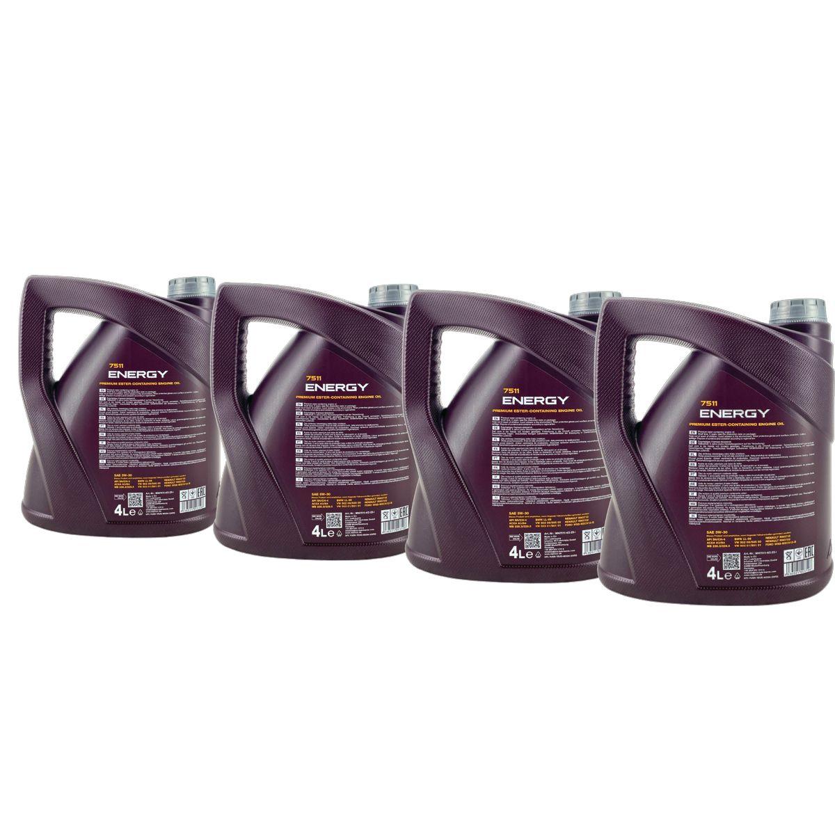 Mannol Energy 5W-30 4x4 Liter
