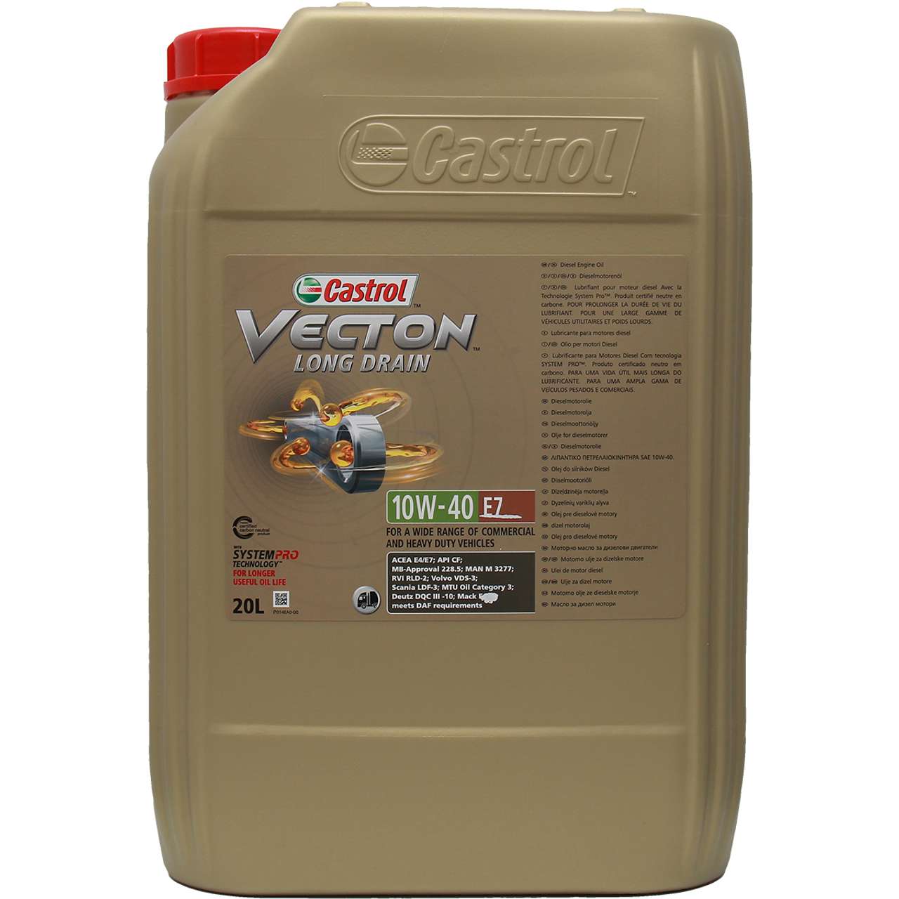 Castrol Vecton Long Drain 10W-40 E7 20 Liter