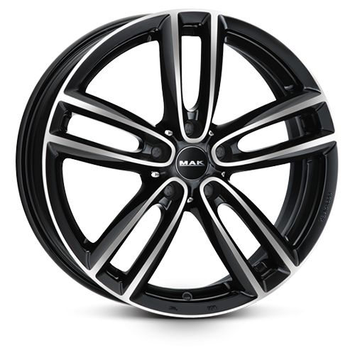 MAK OXFORD schwarz spiegelpoliert 6.5Jx16 5x120 ET46