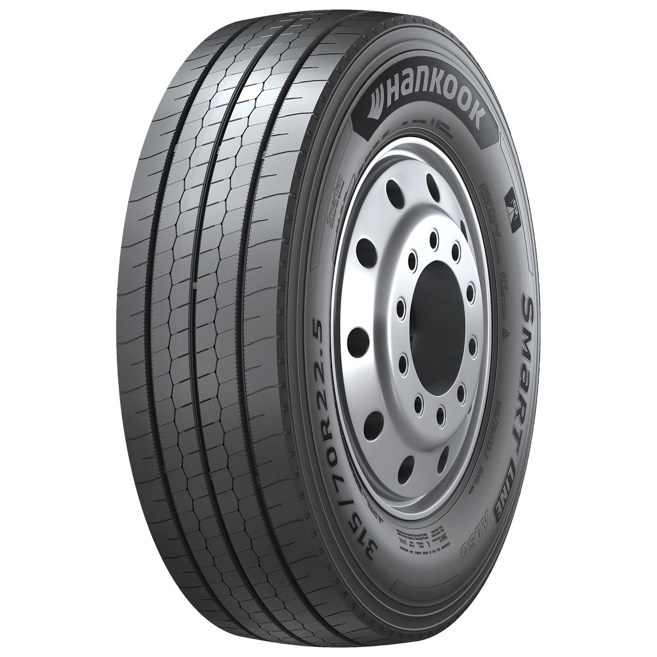 HANKOOK 355/55 R 22.5 TL 156L SMARTLINE AL50 18PR M+S 3PMSF LRJ (KOR)