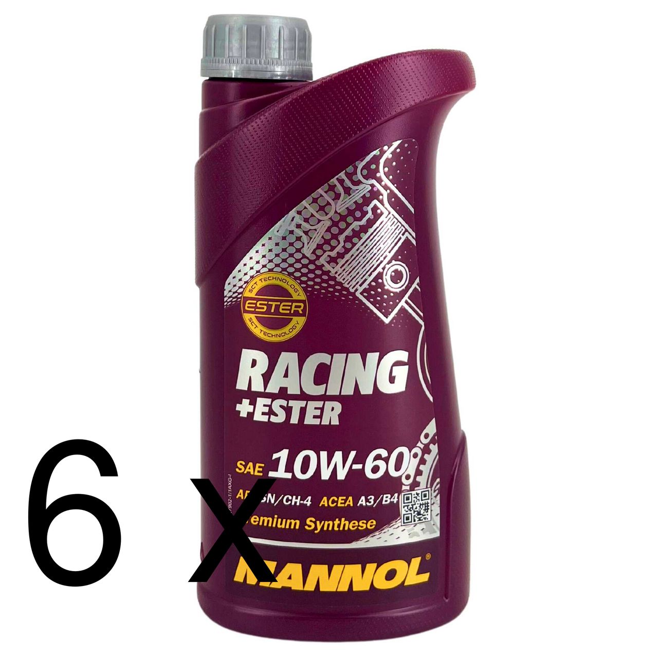 Mannol Racing + Ester 10W-60 6x1 Liter