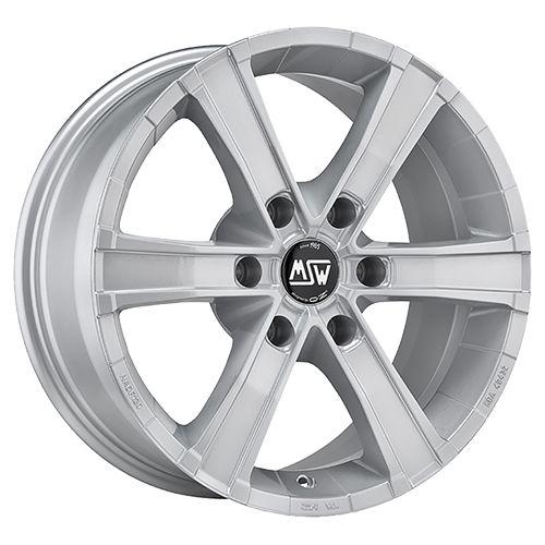 MSW (OZ) SAHARA 6 full silver 8.0Jx18 6x139.7 ET35