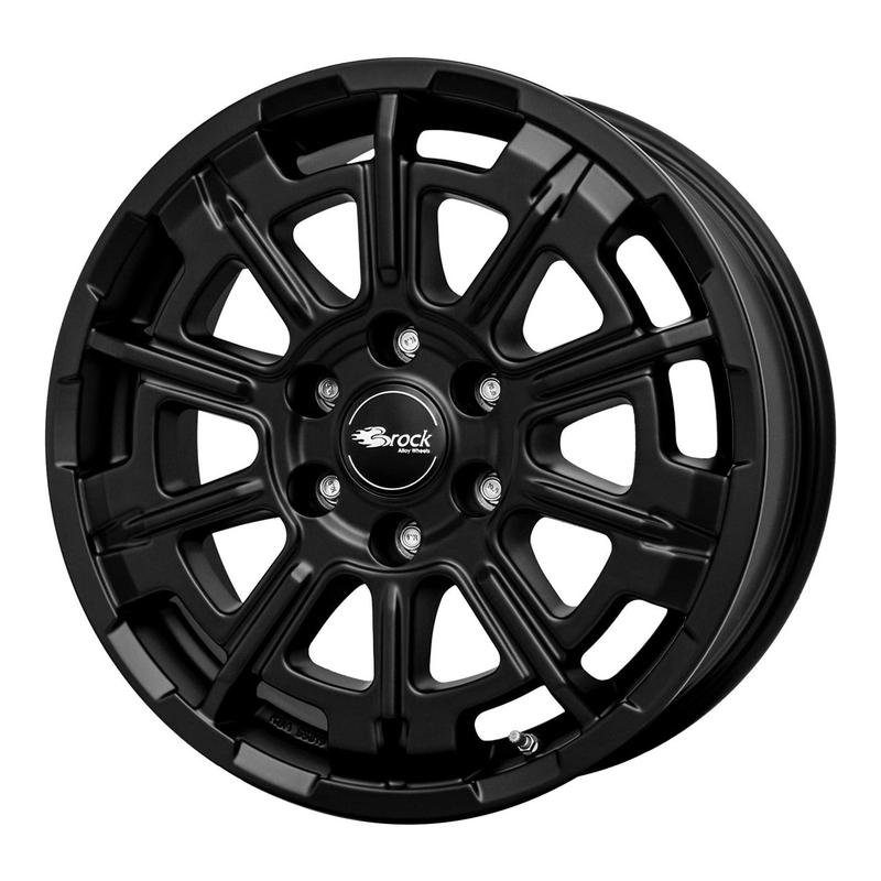 BROCK B45-6L satin black matt (sbm) 8.0Jx20 6x139.7 ET45