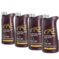 Mannol Longlife 508/509 0W-20 4x1 Liter