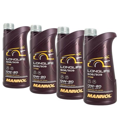 Mannol Longlife 508/509 0W-20 4x1 Liter