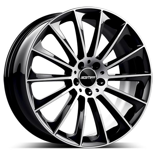 GMP STELLAR schwarz diamantgeschliffen 10.0Jx22 5x112 ET20 GMP STELLAR schwarz diamantgeschliffen 10.0Jx22 5x112 ET20
