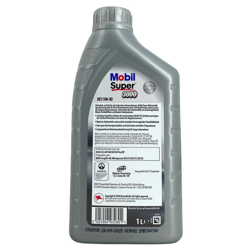 Mobil Super 3000 XE1 5W-30 1 Liter