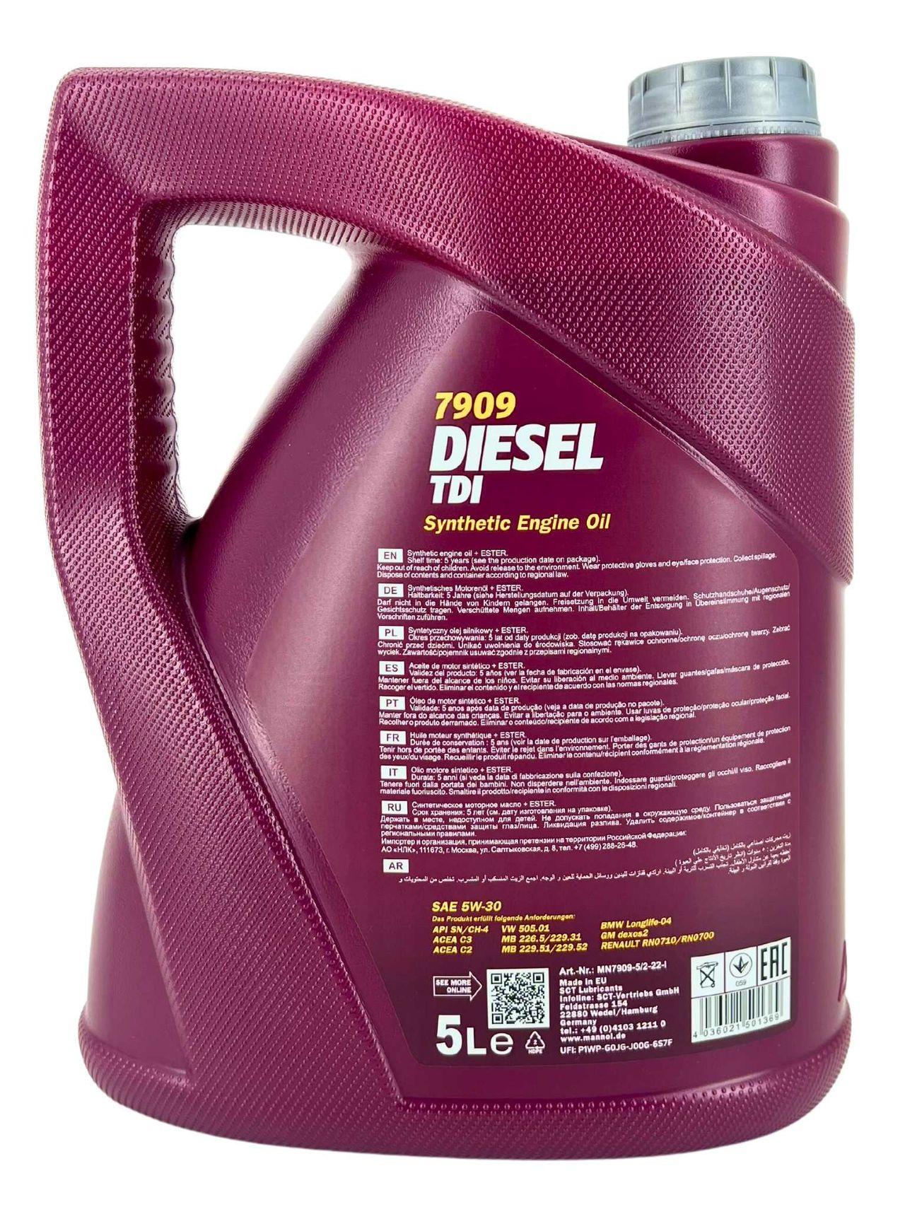 Mannol Diesel TDI 5W-30 5 Liter