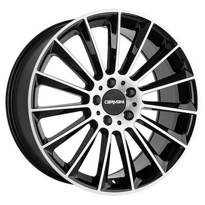 CARMANI CA 17 FRITZ black polish 10.0Jx22 5x112 ET30