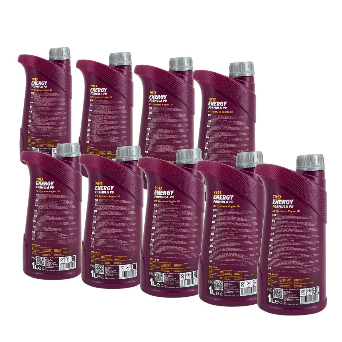 Mannol Energy Formula PD 5W-40 9x1 Liter