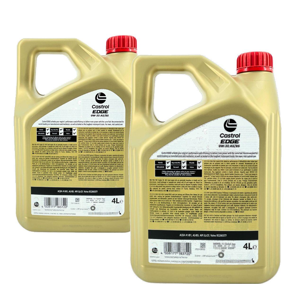 Castrol Edge 0W-30 A5/B5 2x4 Liter