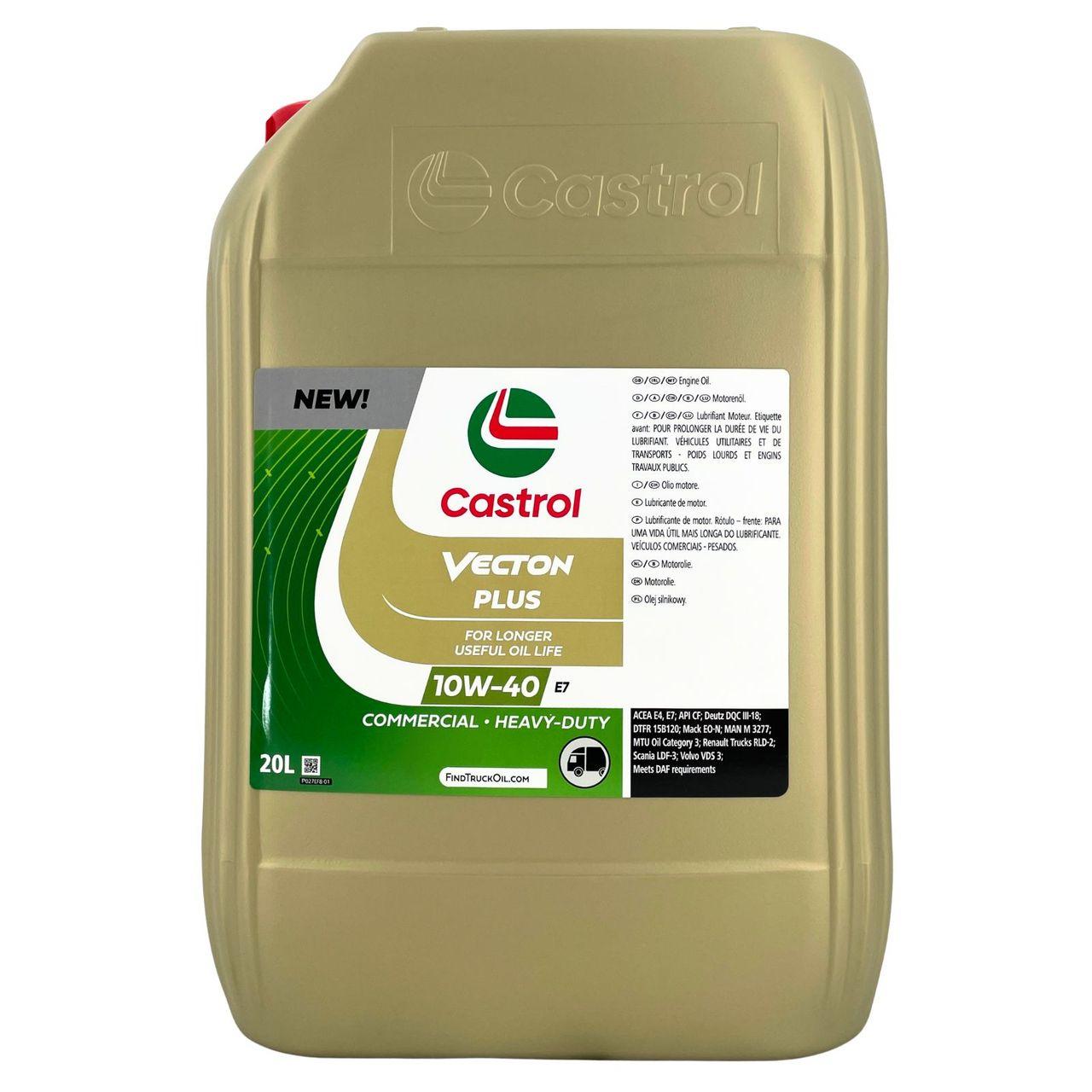 Castrol Vecton Plus 10W-40 E7 20 Liter