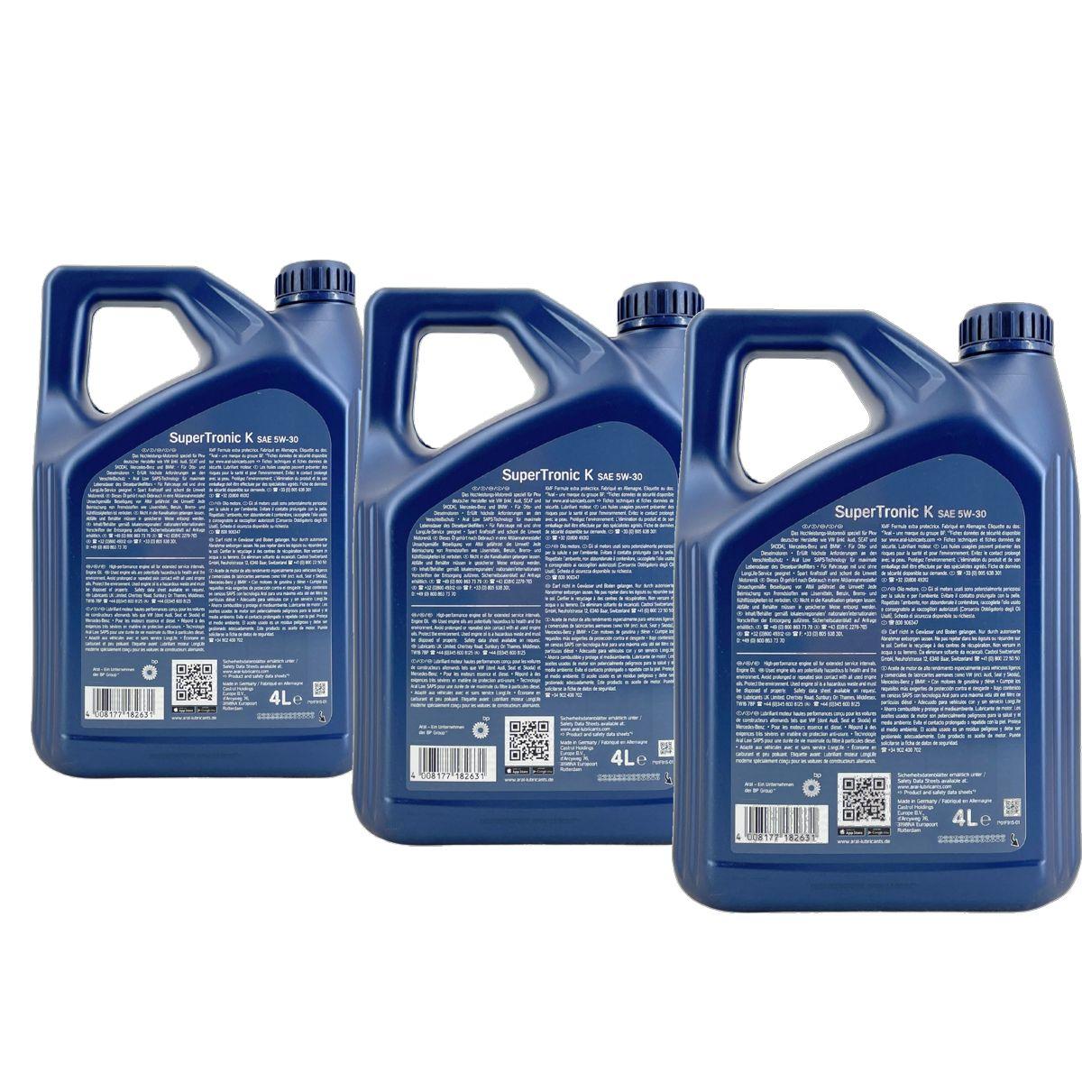 Aral SuperTronic K 5W-30 3x4 Liter