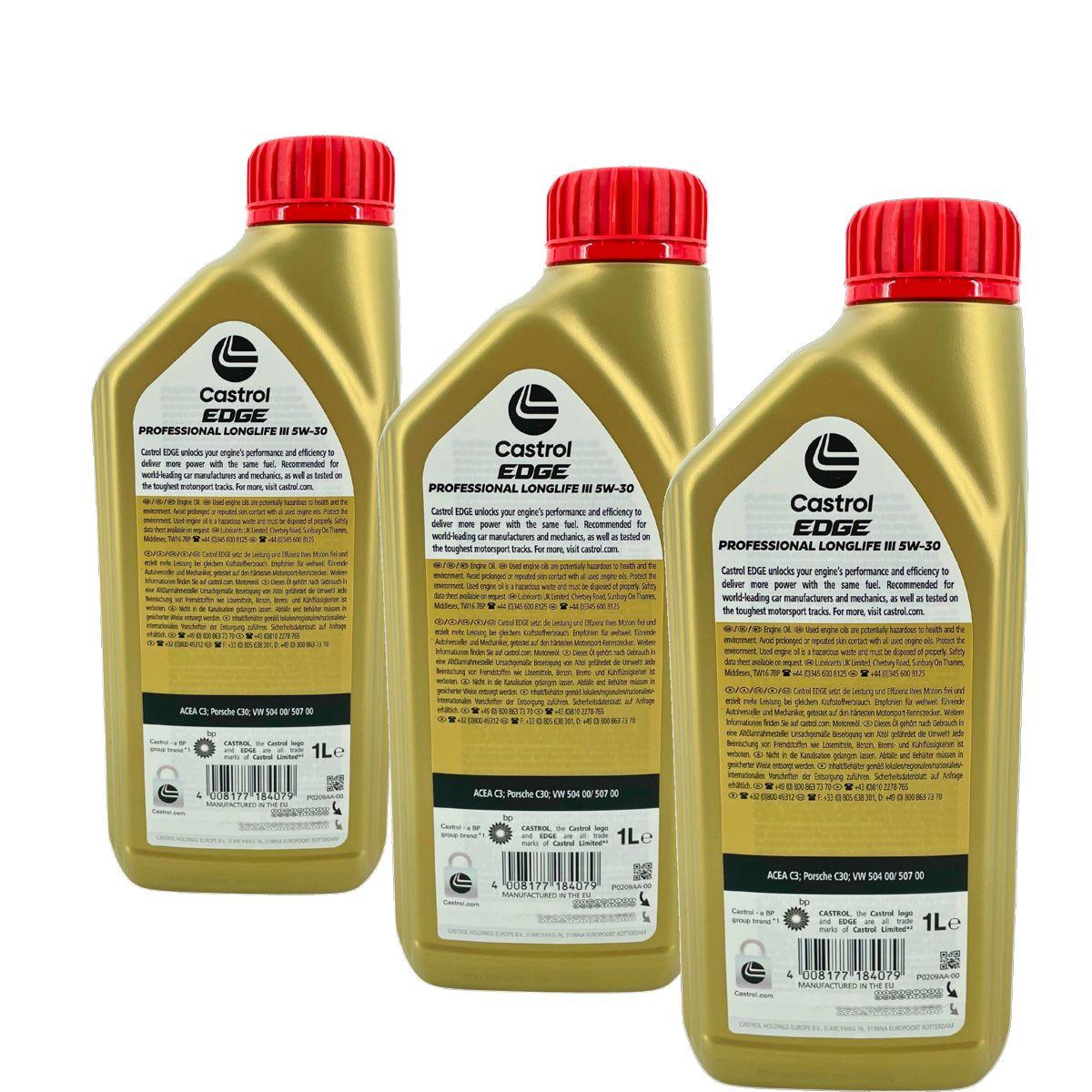 Castrol Edge Professional Longlife 3 5W-30 3x1 Liter