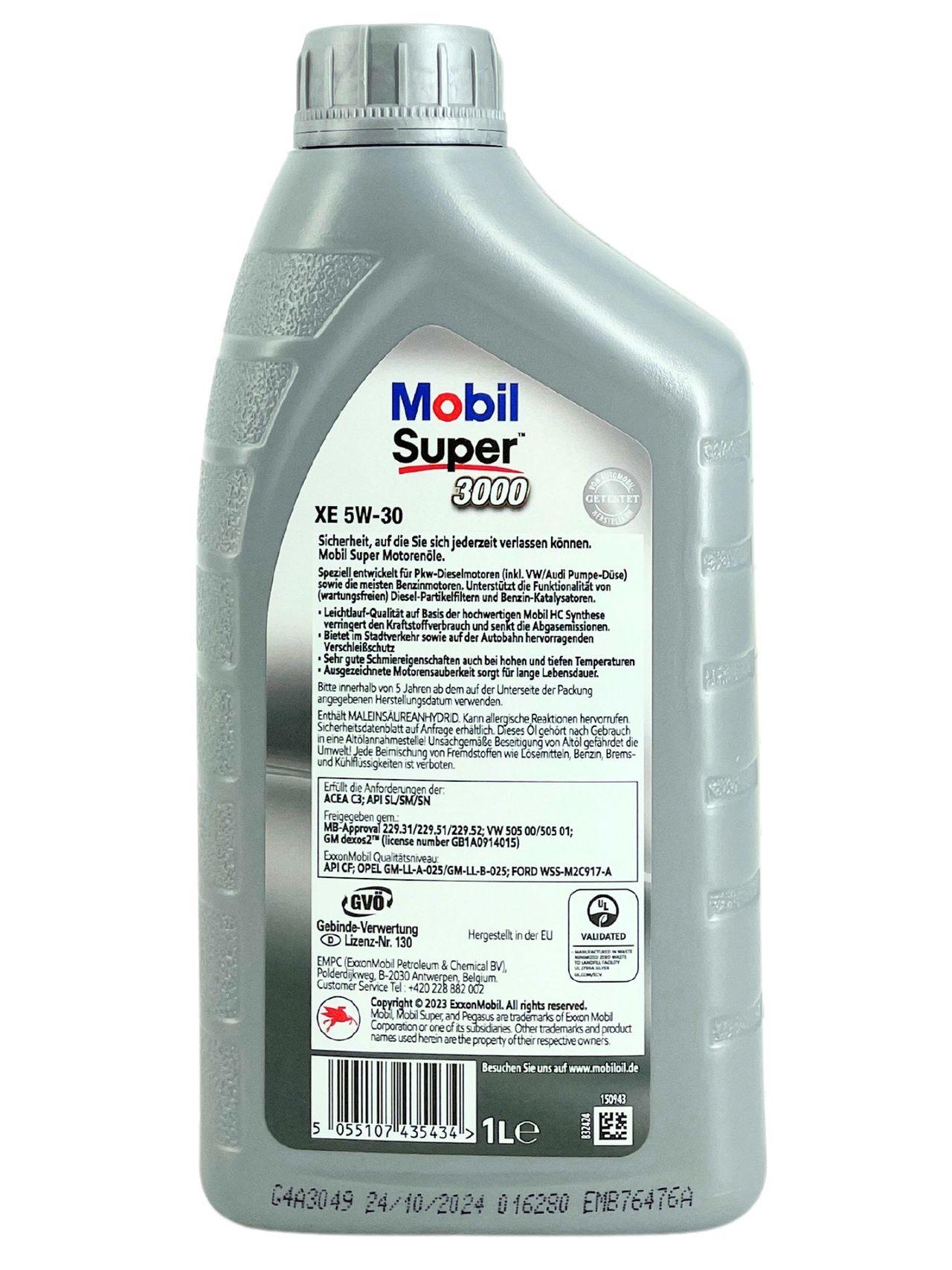 Mobil Super 3000 XE 5W-30 1 Liter