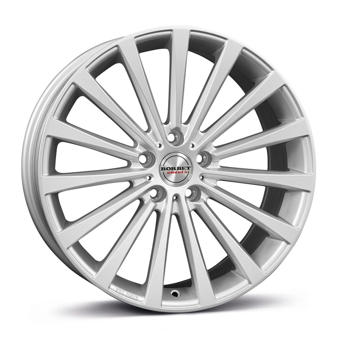 BORBET DESIGN BLX brilliantsilber 8.5Jx18 5x114.3 ET35
