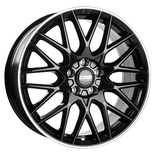 CMS C25-DRB diamond rim black 7.5Jx18 5x108 ET51