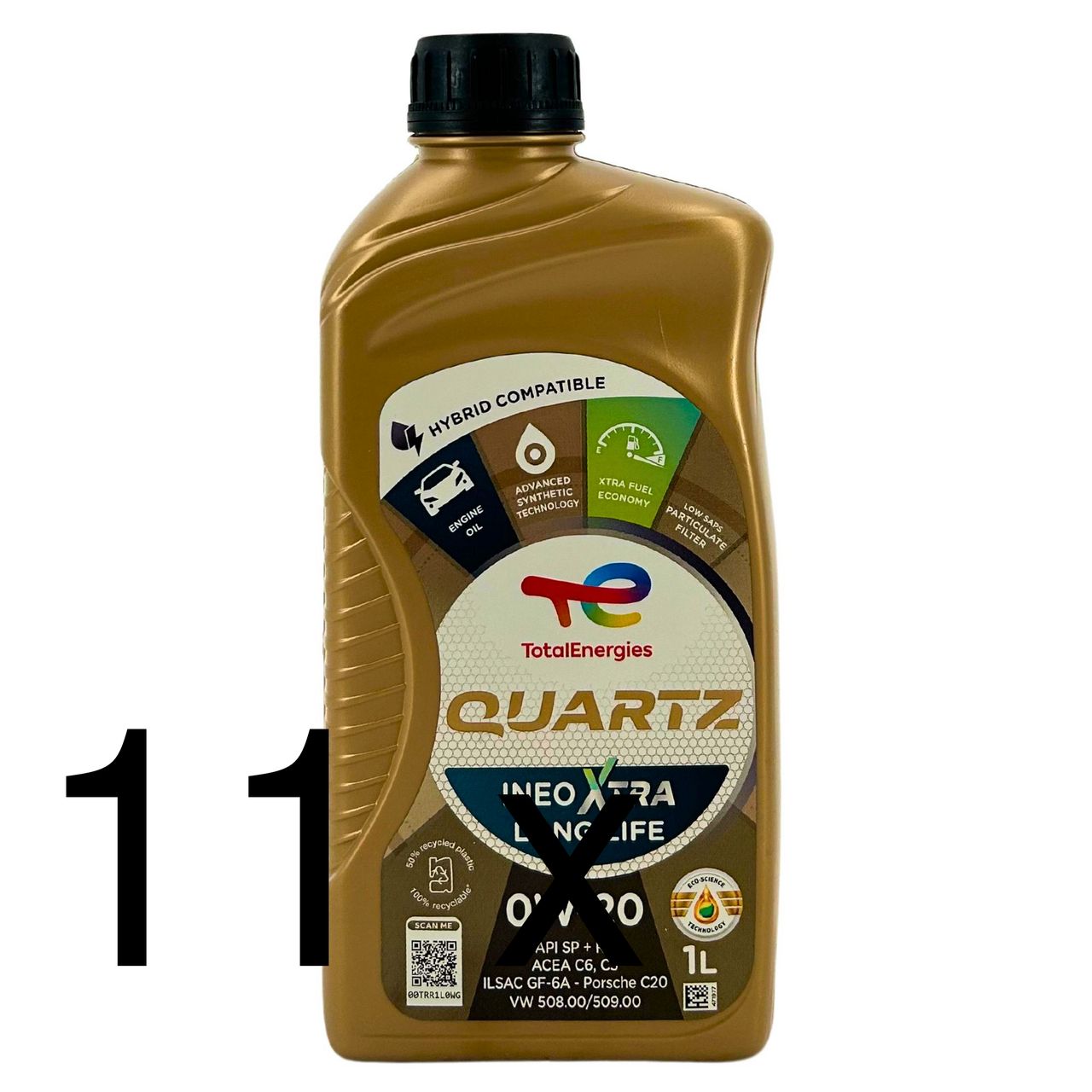 Total Quartz Ineo Xtra Longlife 0W-20 11x1 Liter