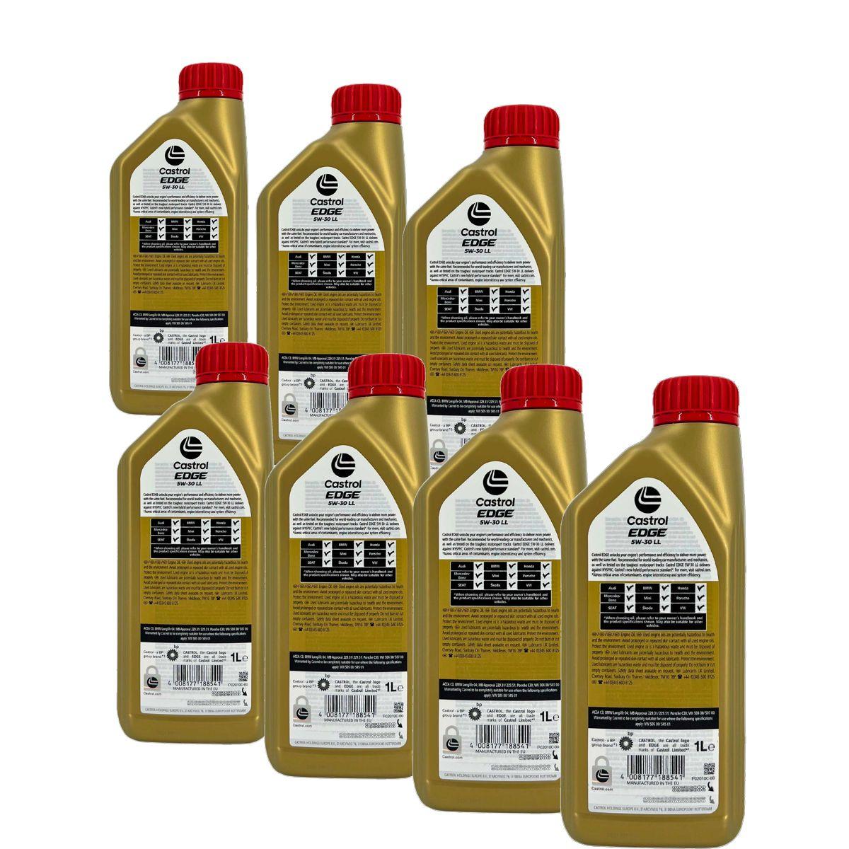Castrol Edge 5W-30 LL 7x1 Liter