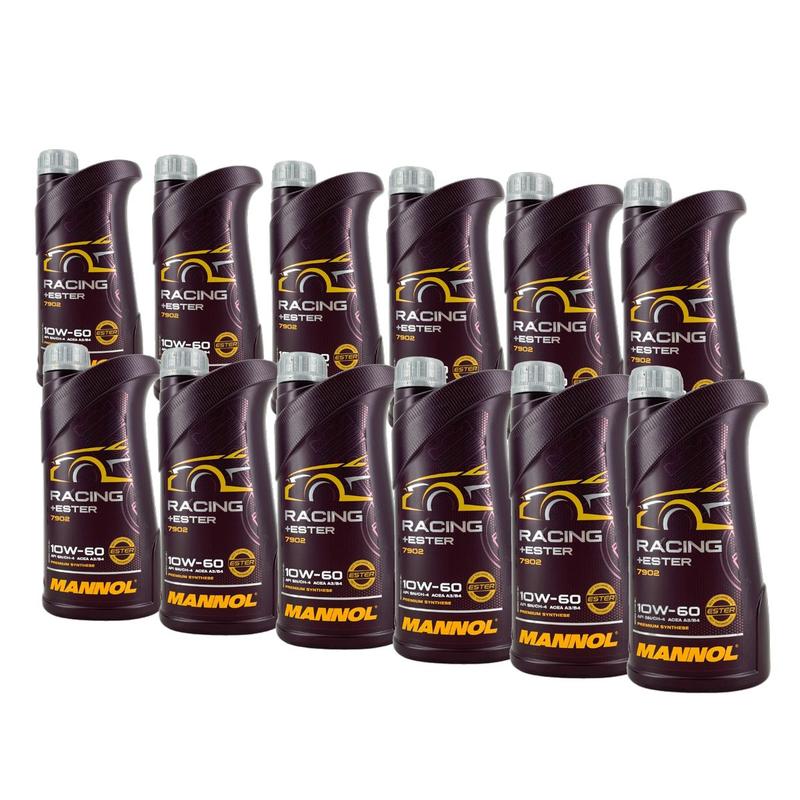 Mannol Racing + Ester 10W-60 12x1 Liter