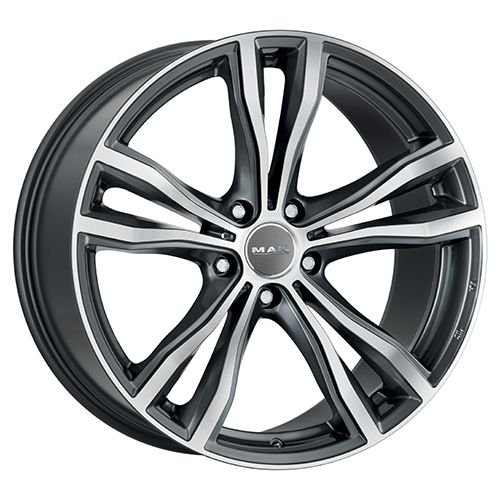 MAK X-MODE gun metal mirror face 9.5Jx21 5x112 ET37