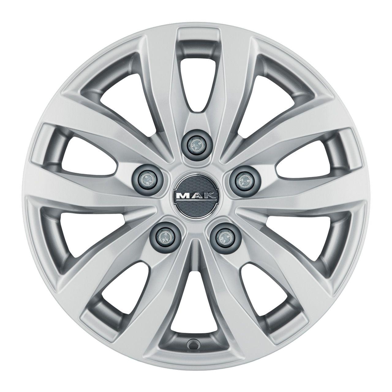 MAK LOAD 5 silber 6.5Jx16 5x130 ET50