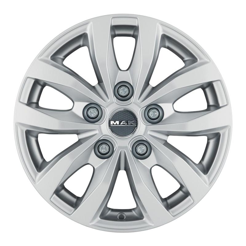 MAK LOAD 5 silber 7.0Jx17 5x112 ET51