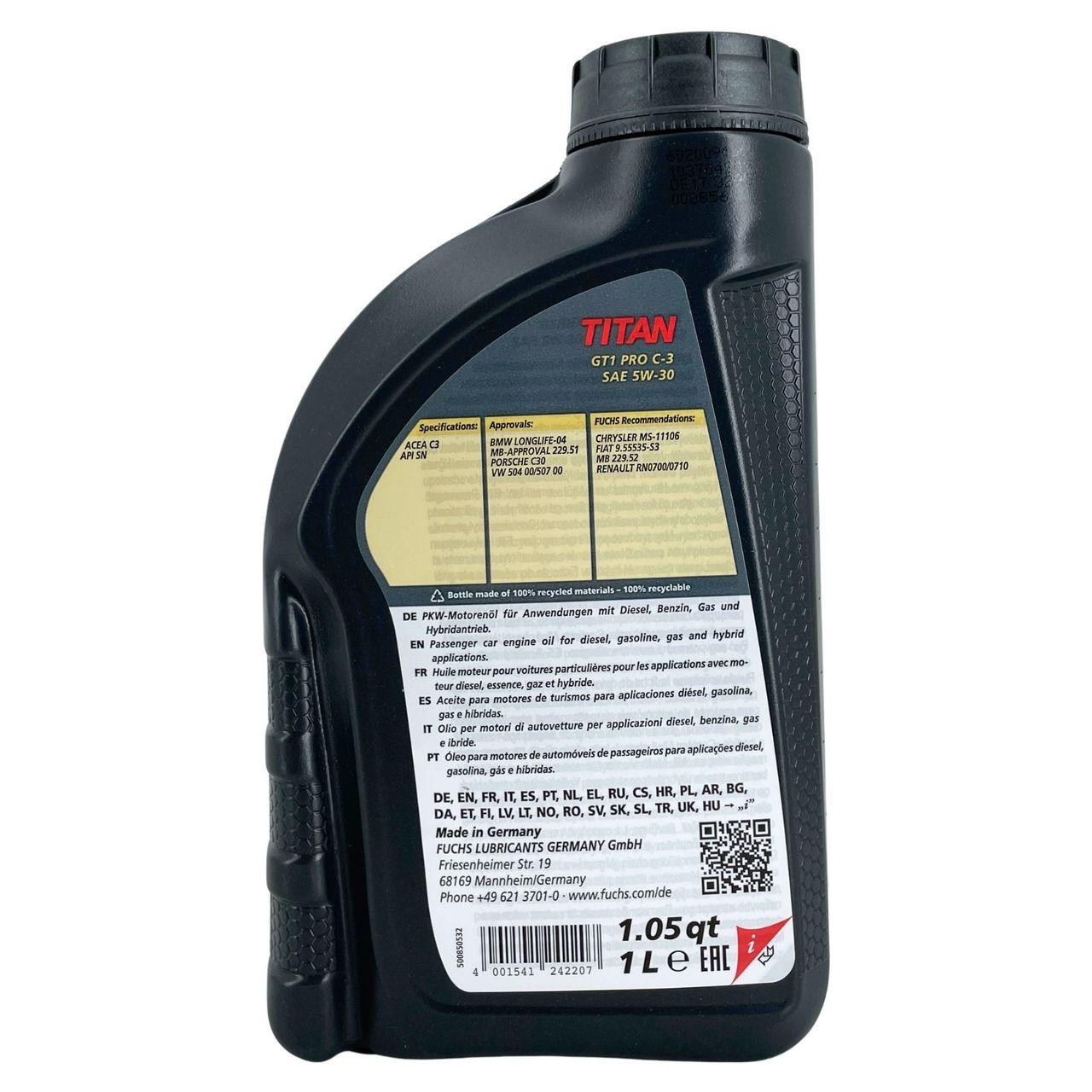 Fuchs Titan GT1 PRO C-3 5W-30 1 Liter