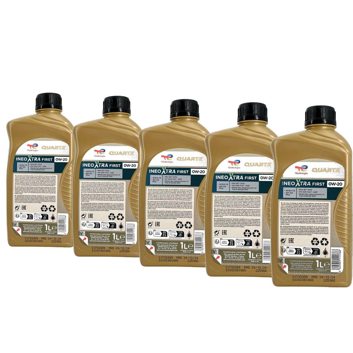 Total Quartz Ineo Xtra SDE 0W-20 5x1 Liter