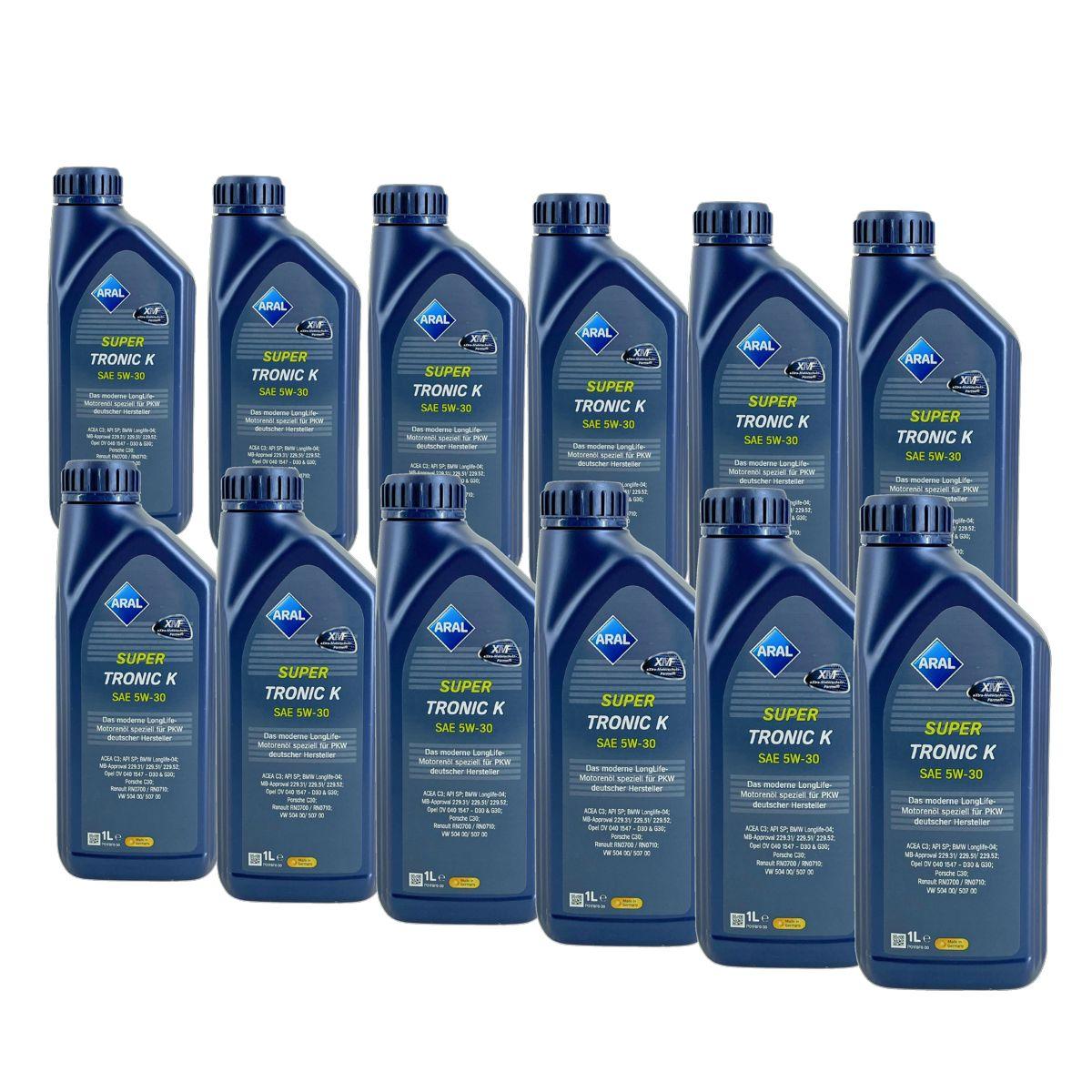 Aral SuperTronic K 5W-30 12x1 Liter