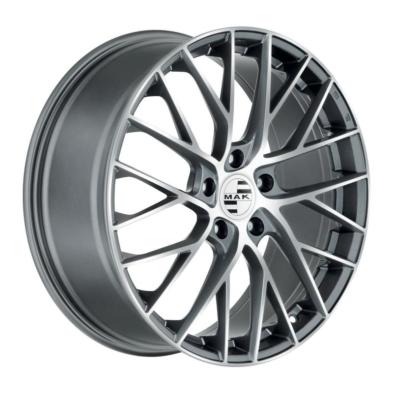 MAK MONACO gun metal mirror face 8.5Jx21 5x130 ET51