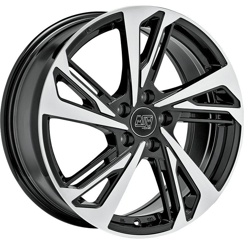 MSW (OZ) MSW 60 gloss black full polished 8.0Jx18 5x112 ET40