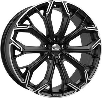 CMS C37-PDMB diamant schwarz matt-teilpoliert 8.5Jx20 5x112 ET40.1