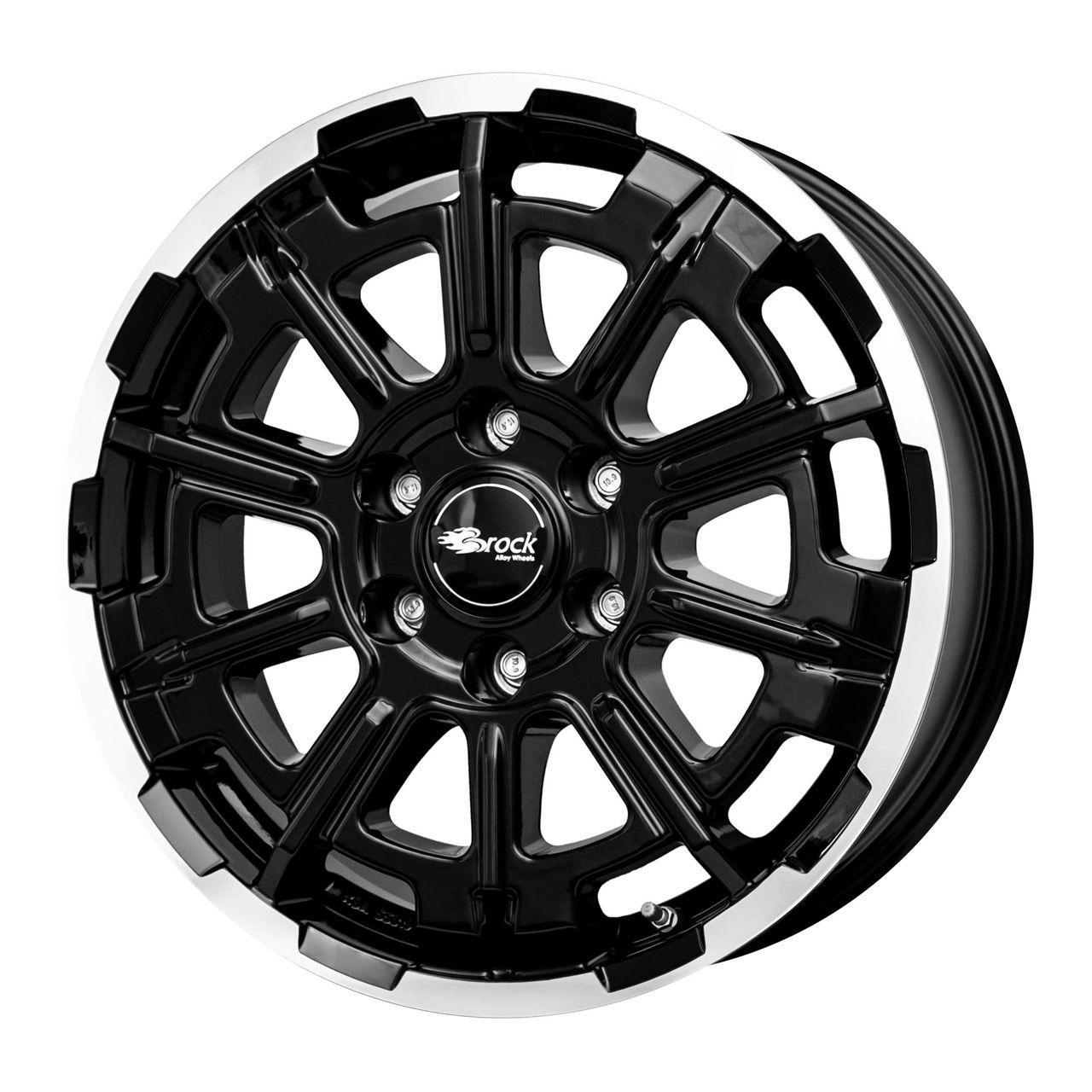 BROCK B45-5L schwarz glanz voll-poliert (sgvp) 7.5Jx18 5x130 ET53