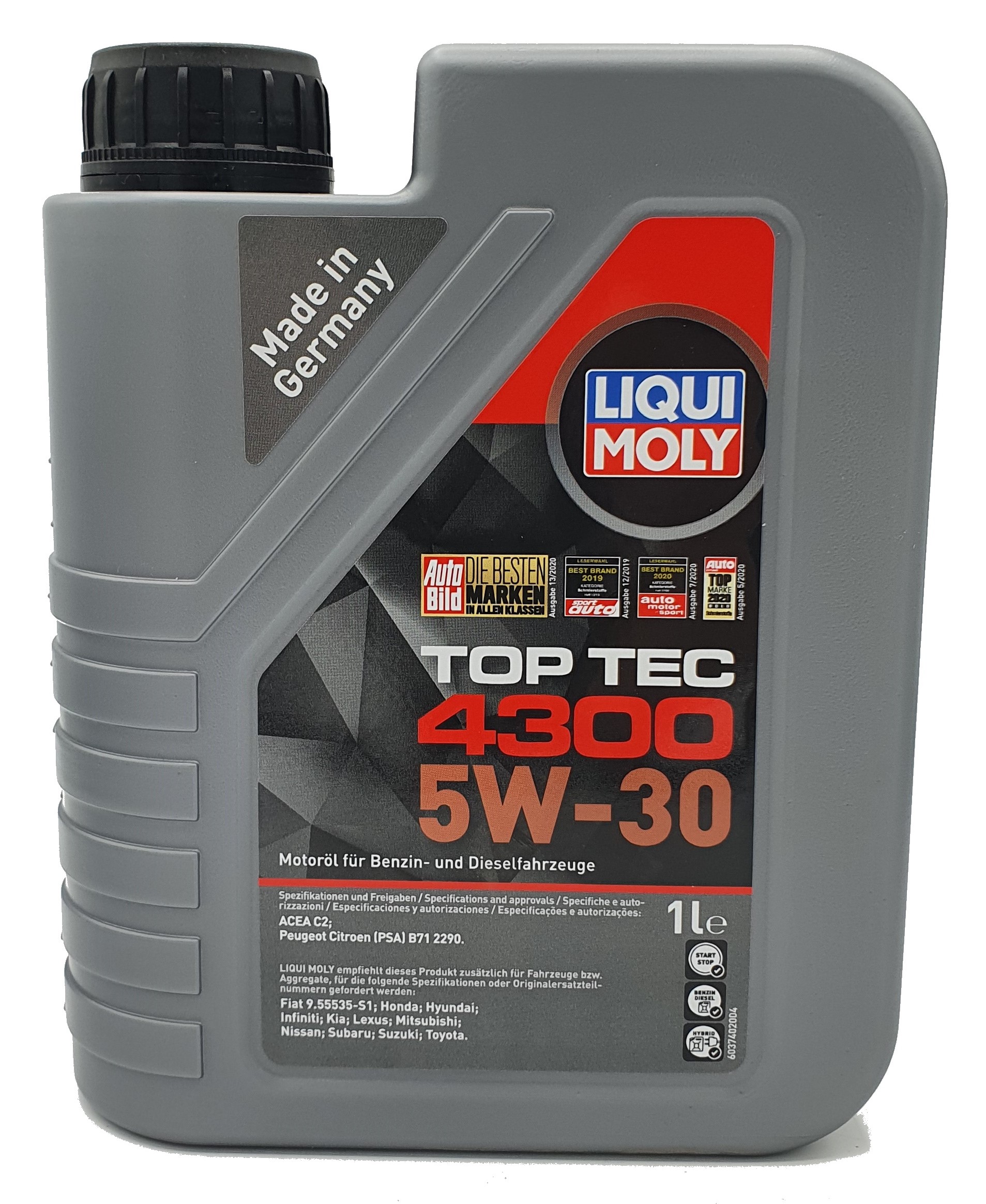 Liqui Moly Top Tec 4300 5W-30 4x1 Liter