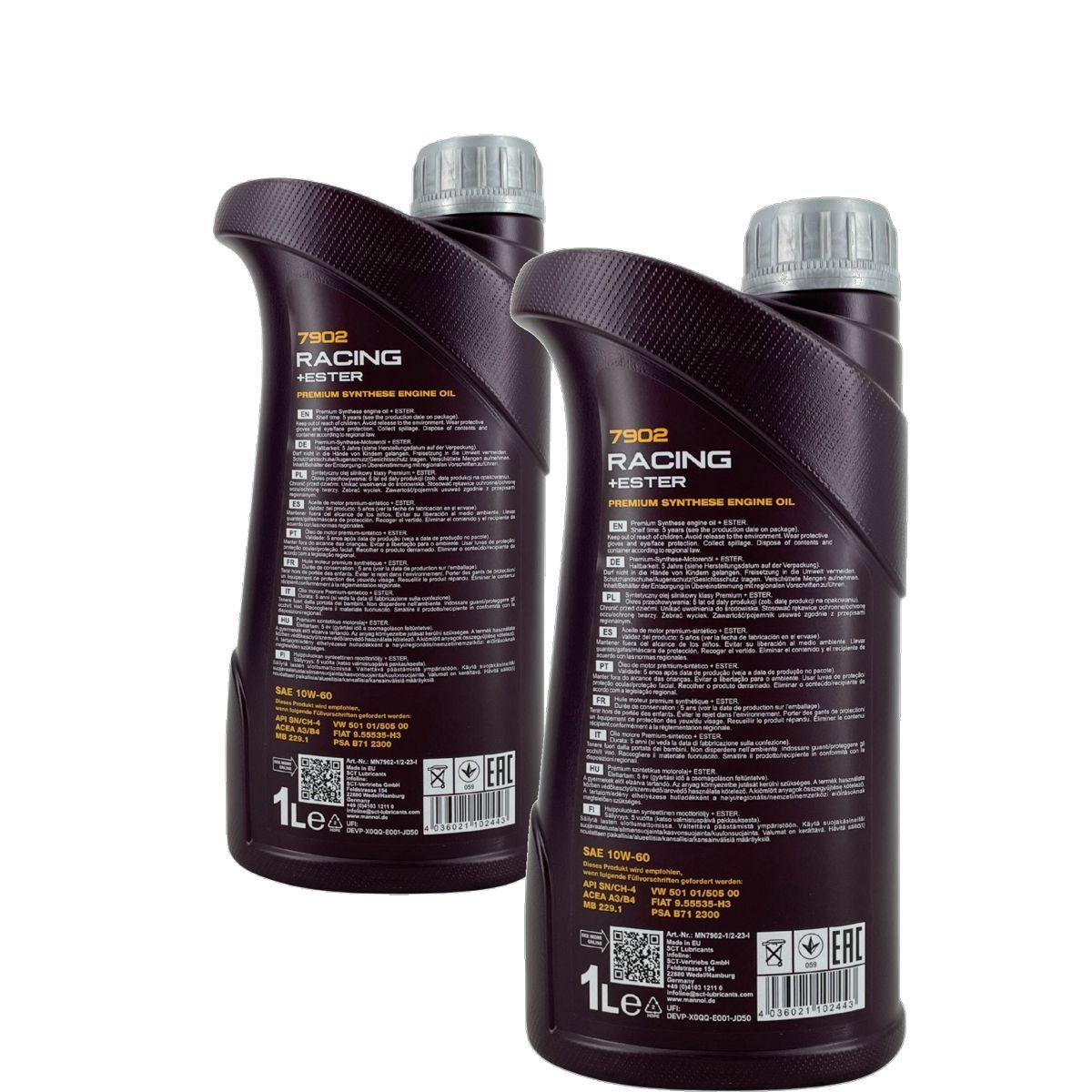 Mannol Racing + Ester 10W-60 2x1 Liter