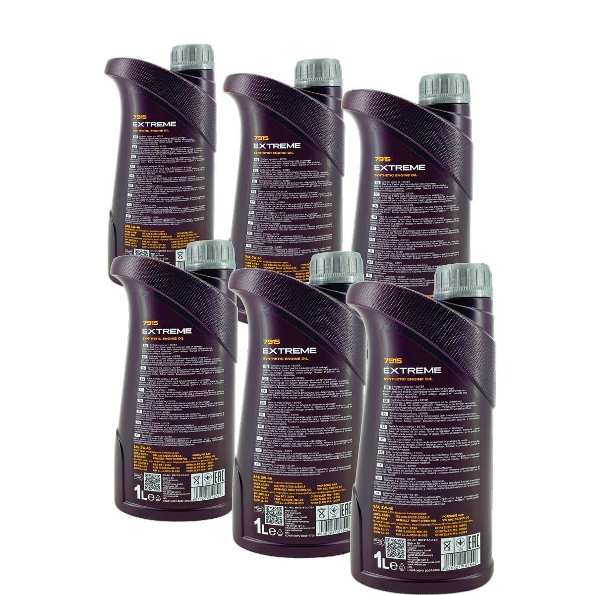 Mannol Extreme 5W-40 6x1 Liter