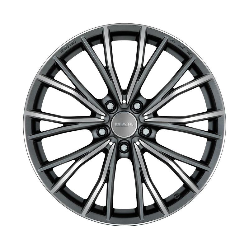MAK MARK-D gun metal mirror face 9.0Jx20 5x112 ET40