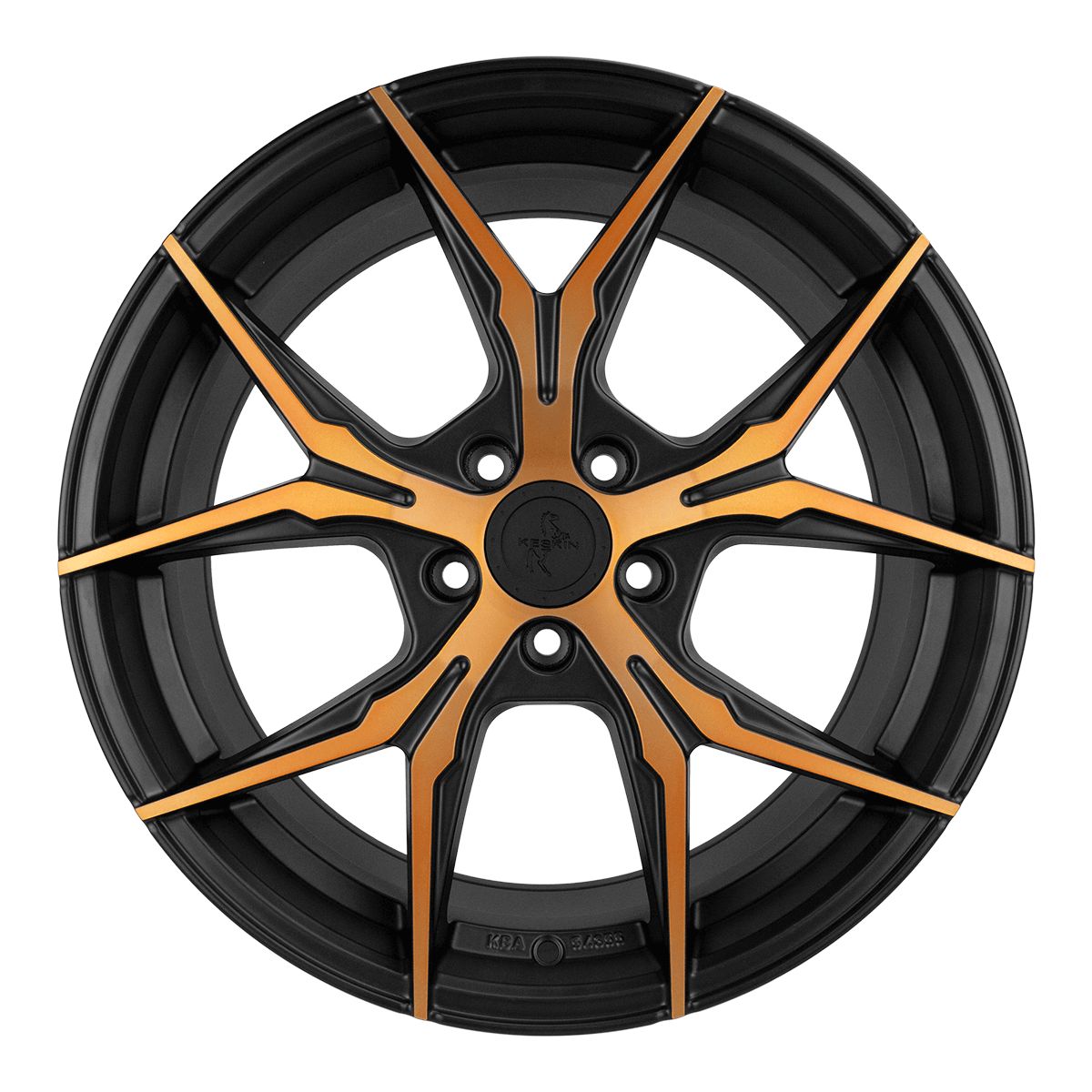 KESKIN KT19N matt black front copper 8.5Jx19 5x114.3 ET40
