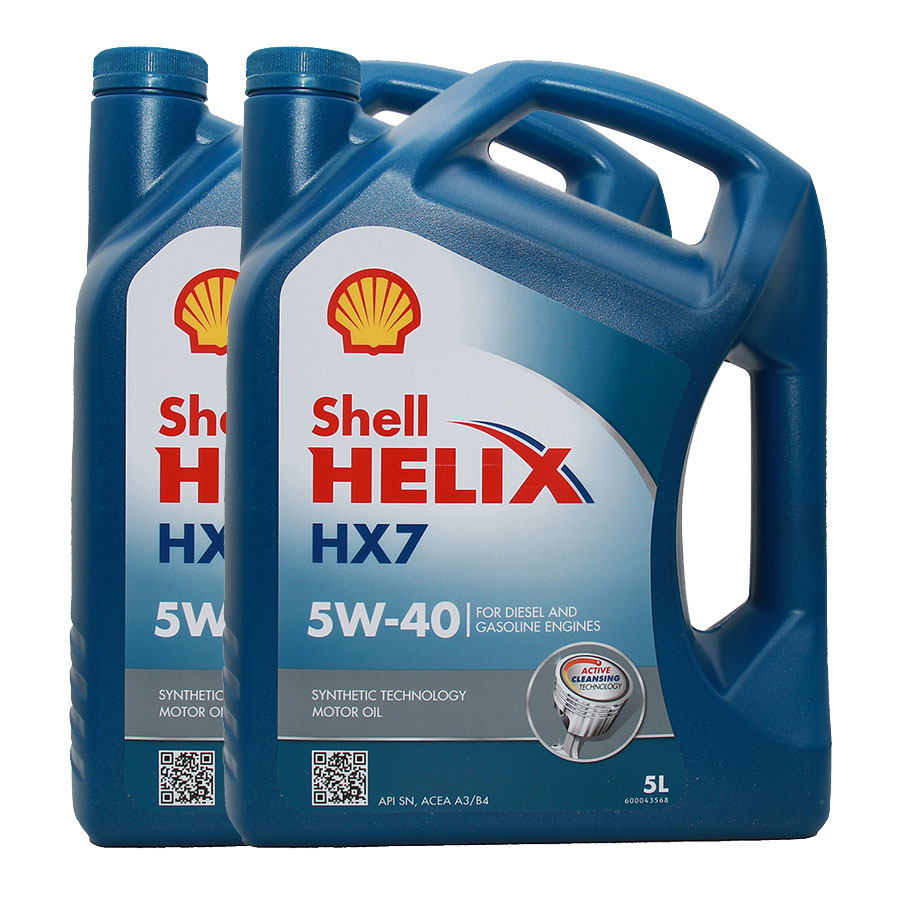 Shell Helix HX7 5W-40 2x5 Liter