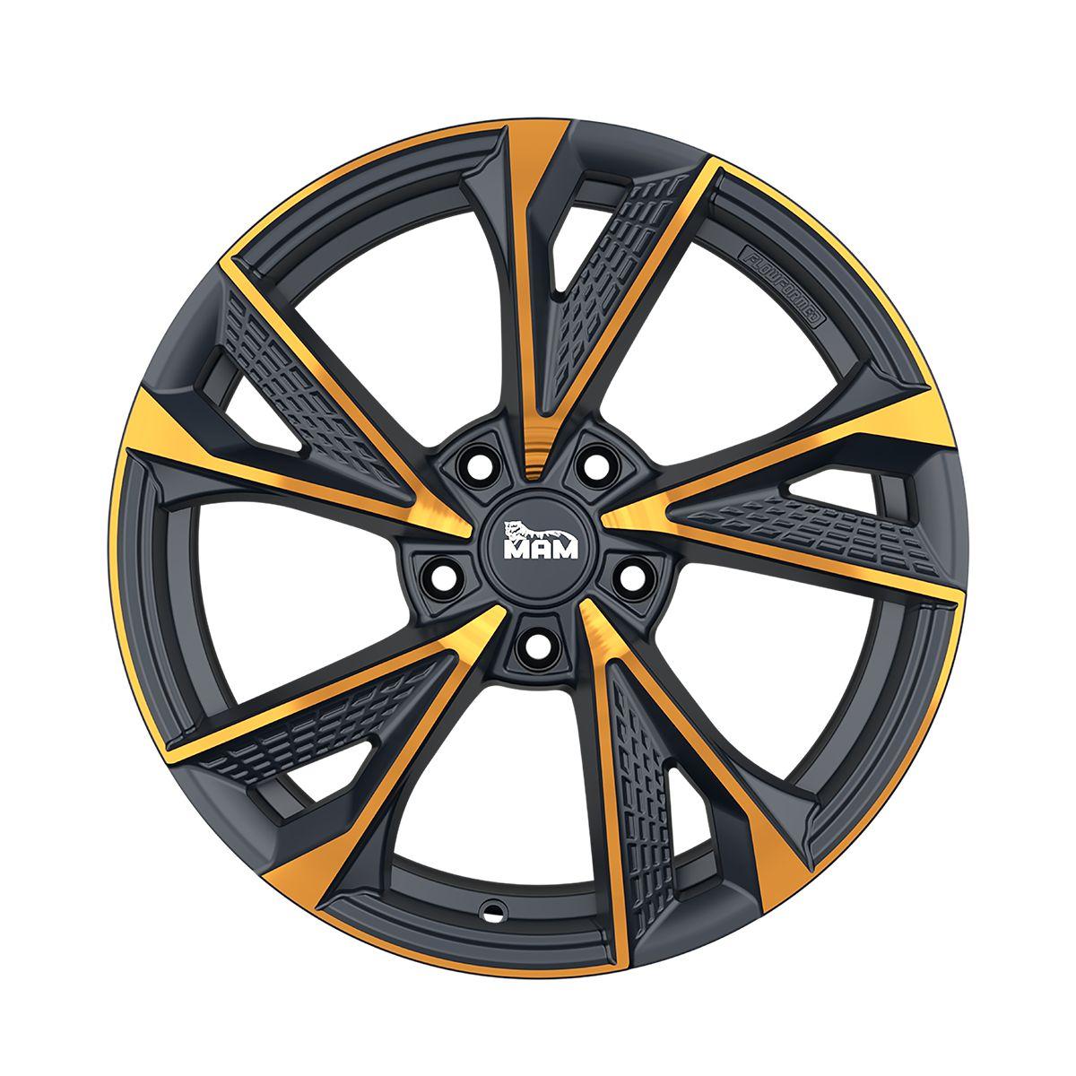 MAM WHEELS MAM RS6 matt black front copper 8.5Jx19 5x112 ET30