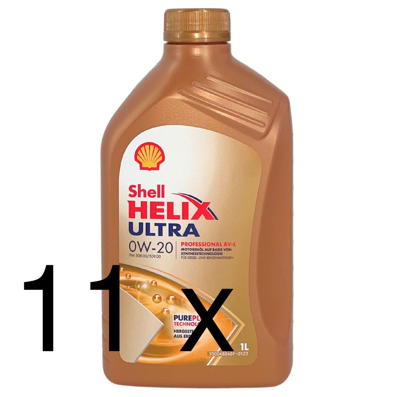 Shell Helix Ultra Professional AV-L 0W-20 11x1 Liter