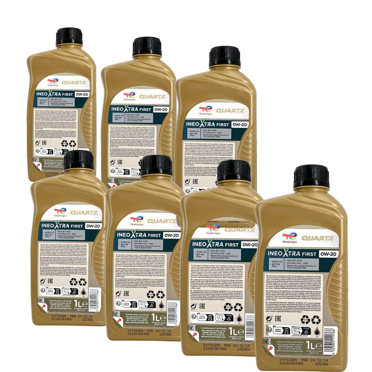 Total Quartz Ineo Xtra SDE 0W-20 7x1 Liter