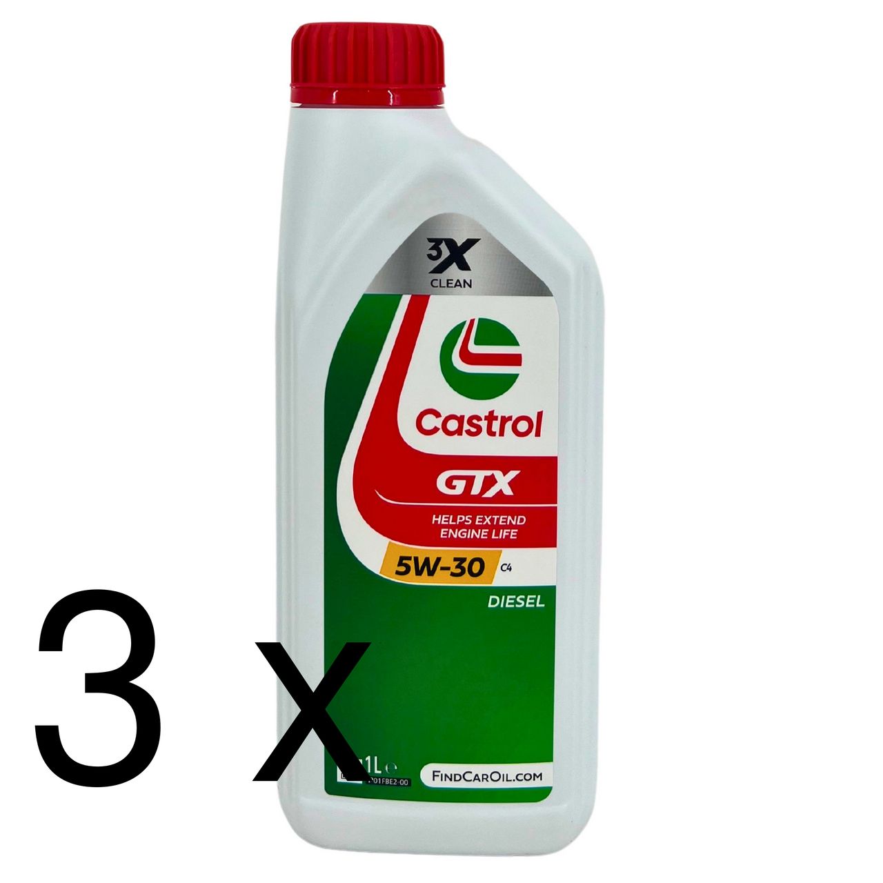 Castrol GTX 5W-30 C4 3x1 Liter