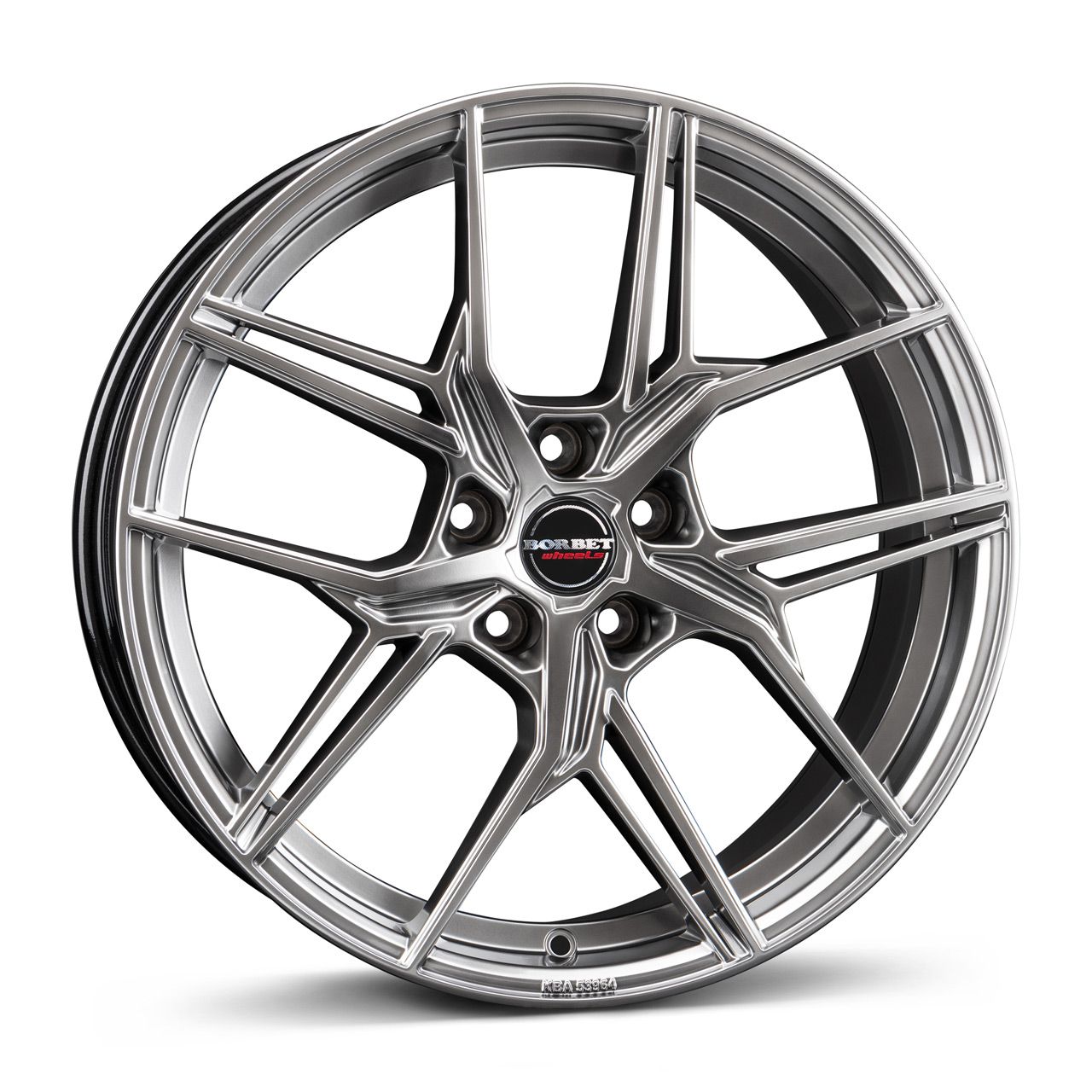 BORBET DESIGN QX hyper black silver 8.0Jx19 5x114.3 ET40