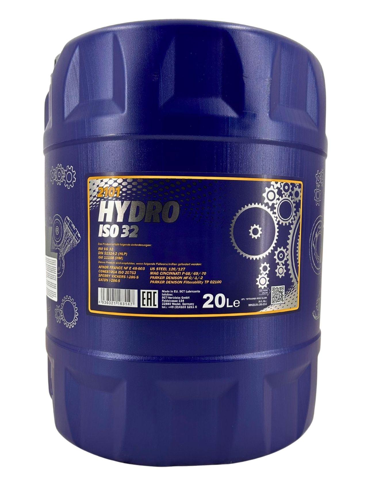 Mannol Hydro ISO 32 20 Liter