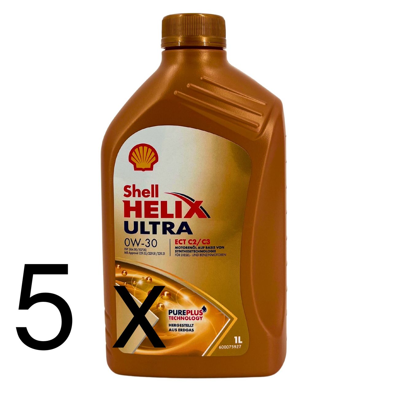 Shell Helix Ultra ECT C2 C3 0W-30 5x1 Liter